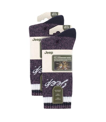 Ladies 6 Pack Walking Boot Socks | Performance Outdoor Socks for Hiking