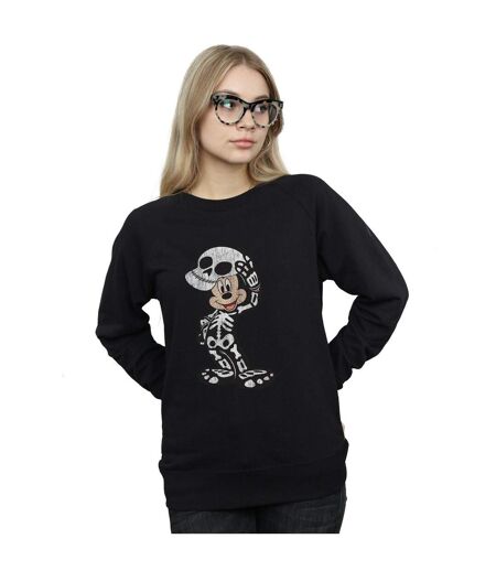 Disney Sweatshirt Mickey Mouse Skeleton Femme/Ladies (Noir) - UTBI27209