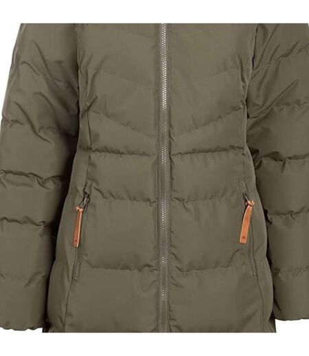 Womens/ladies Audrey Padded Jacket Dark Vine Green Trespass