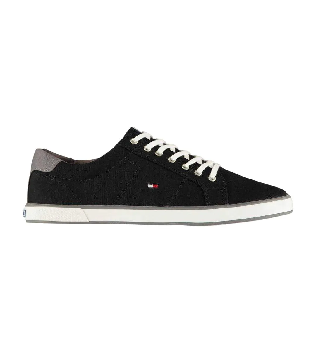 Baskets Motif/style Logo Et Drapeau Harlow 1d Homme Noir Blanc Tommy Hilfiger-1