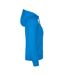 Sweat À Capuche Fastpitch Femme Bleu Océan Printer-3