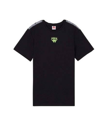 T-shirt Noir Homme Kappa Authentic