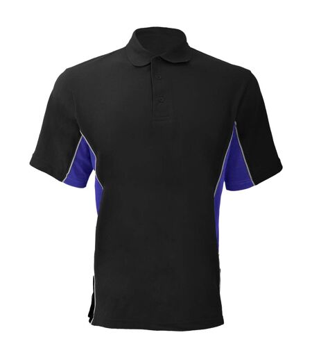 Polo À Manches Courtes Homme Noir Bleu Roi Blanc GAMEGEAR