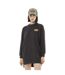 Robe sweat femme manches longues avec print dos et zip sur côté Vondutch-1