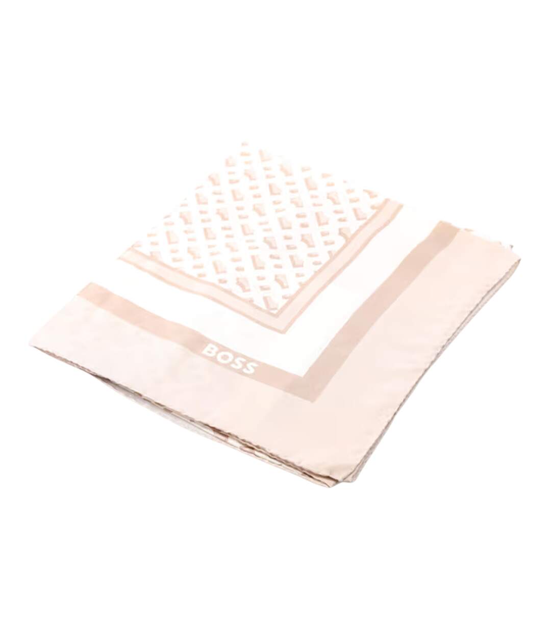 Écharpe Motif/style Monogramme Lainy Femme Taille Unique Beige Boss-2