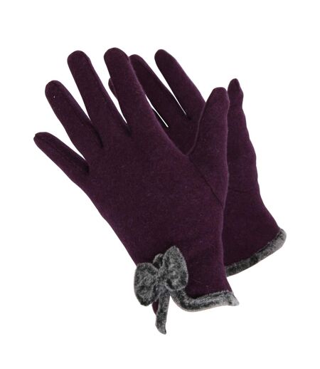 Handy - Gants en laine pour femme (Violet) - UTGL590