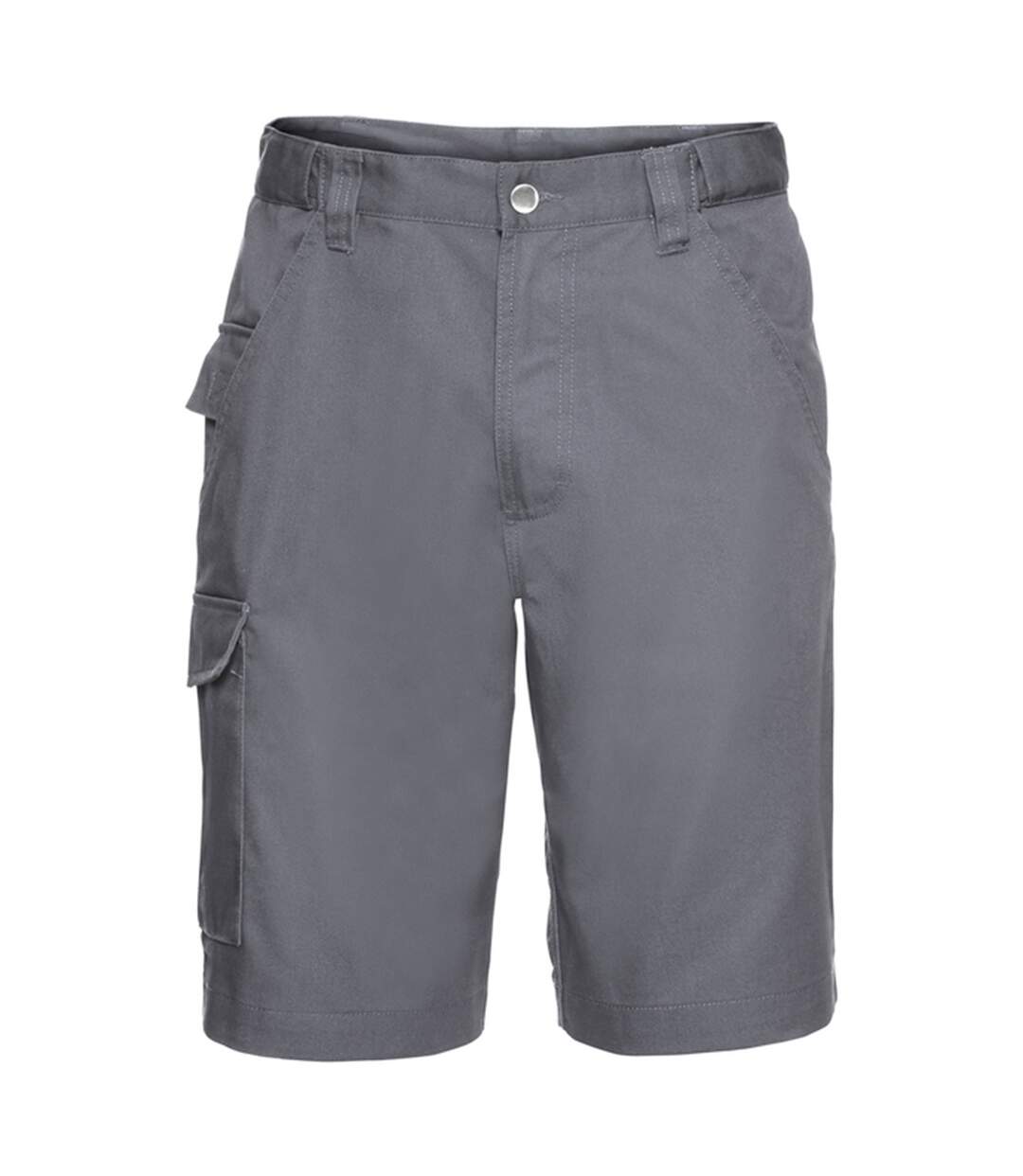 Short Travail Adulte Gris Foncé Uni Russell Collection-1