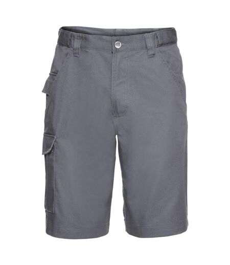 Short Travail Adulte Gris Foncé Uni Russell Collection