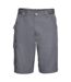Short Travail Adulte Gris Foncé Uni Russell Collection-1