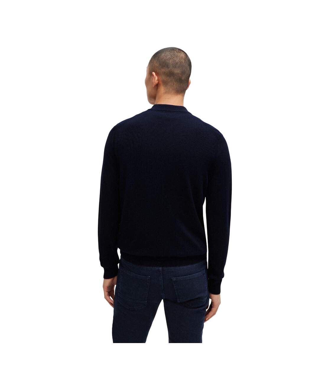 Polo Avac Homme Bleu Foncé Boss-3