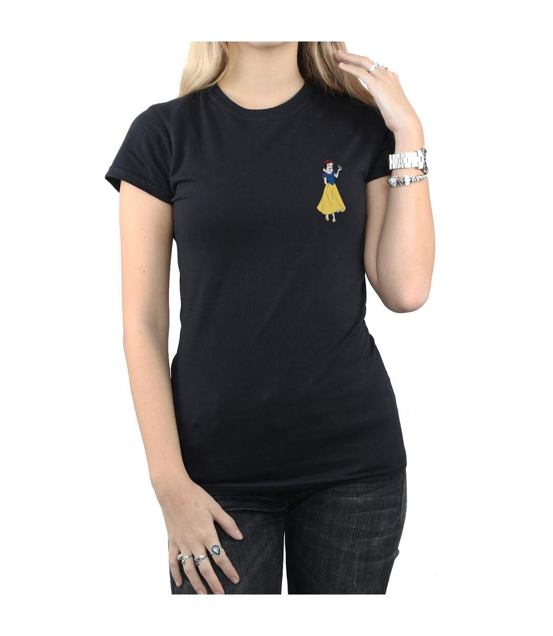 Disney Princess - T-shirt SNOW WHITE CHEST - Femme (Noir) - UTBI36977-3