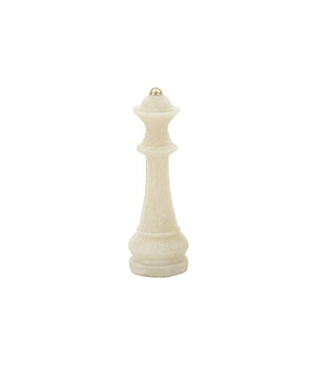 Lot de 8 Pièces d'Échec Quarzy 16cm Blanc