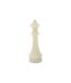 Lot de 8 Pièces d'Échec Quarzy 16cm Blanc-5