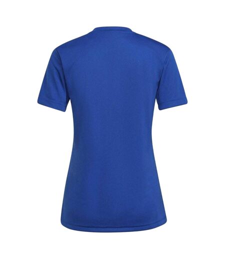 T-shirt Motif/style Rayures Contrastées Femme Bleu Roi Adidas