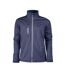 Mens Vert Soft Shell Jacket Navy Printer RED-1