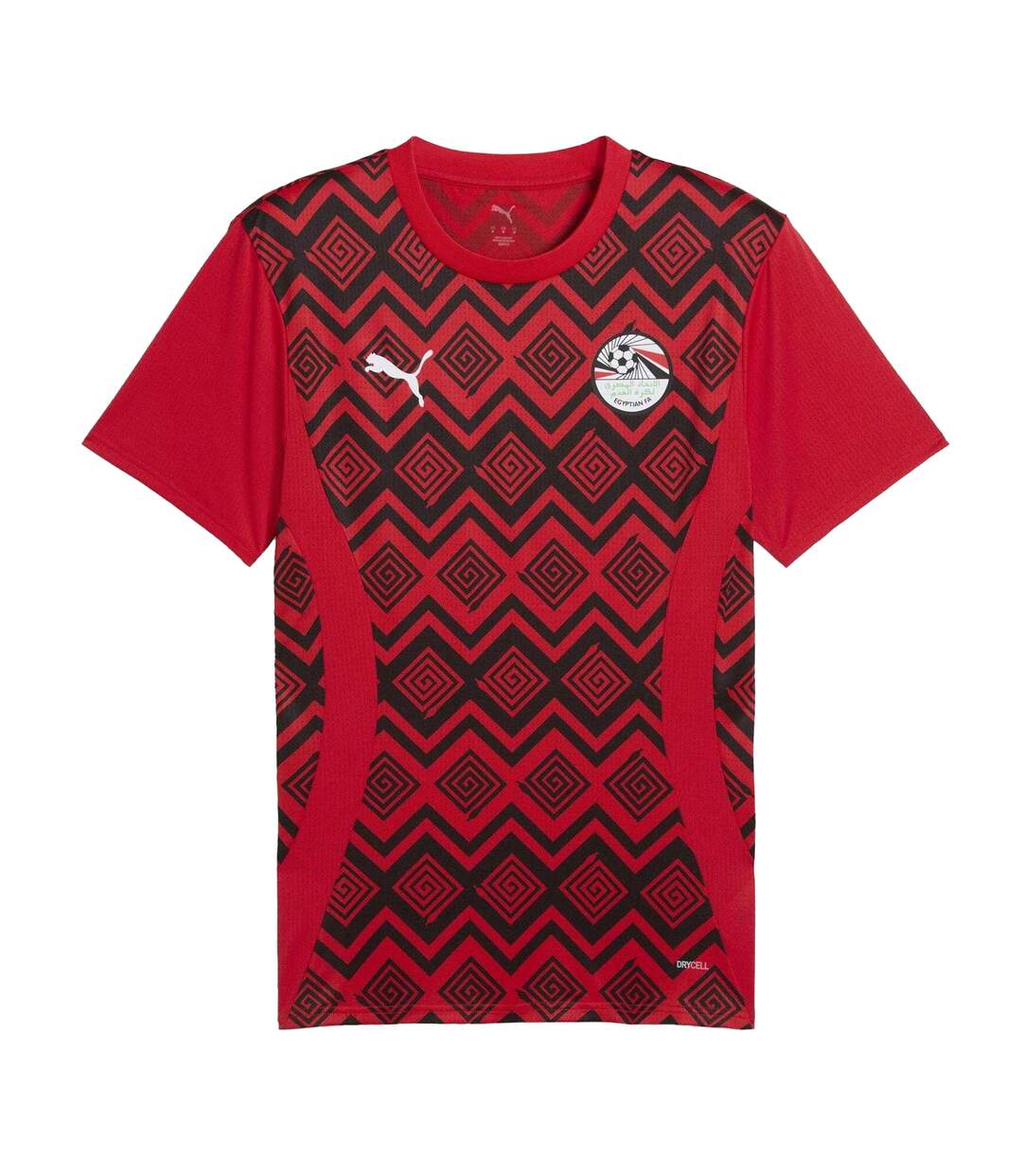 Mens Prematch The Pharaohs Football Shirt Red Puma-2