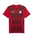 Mens Prematch The Pharaohs Football Shirt Red Puma-2