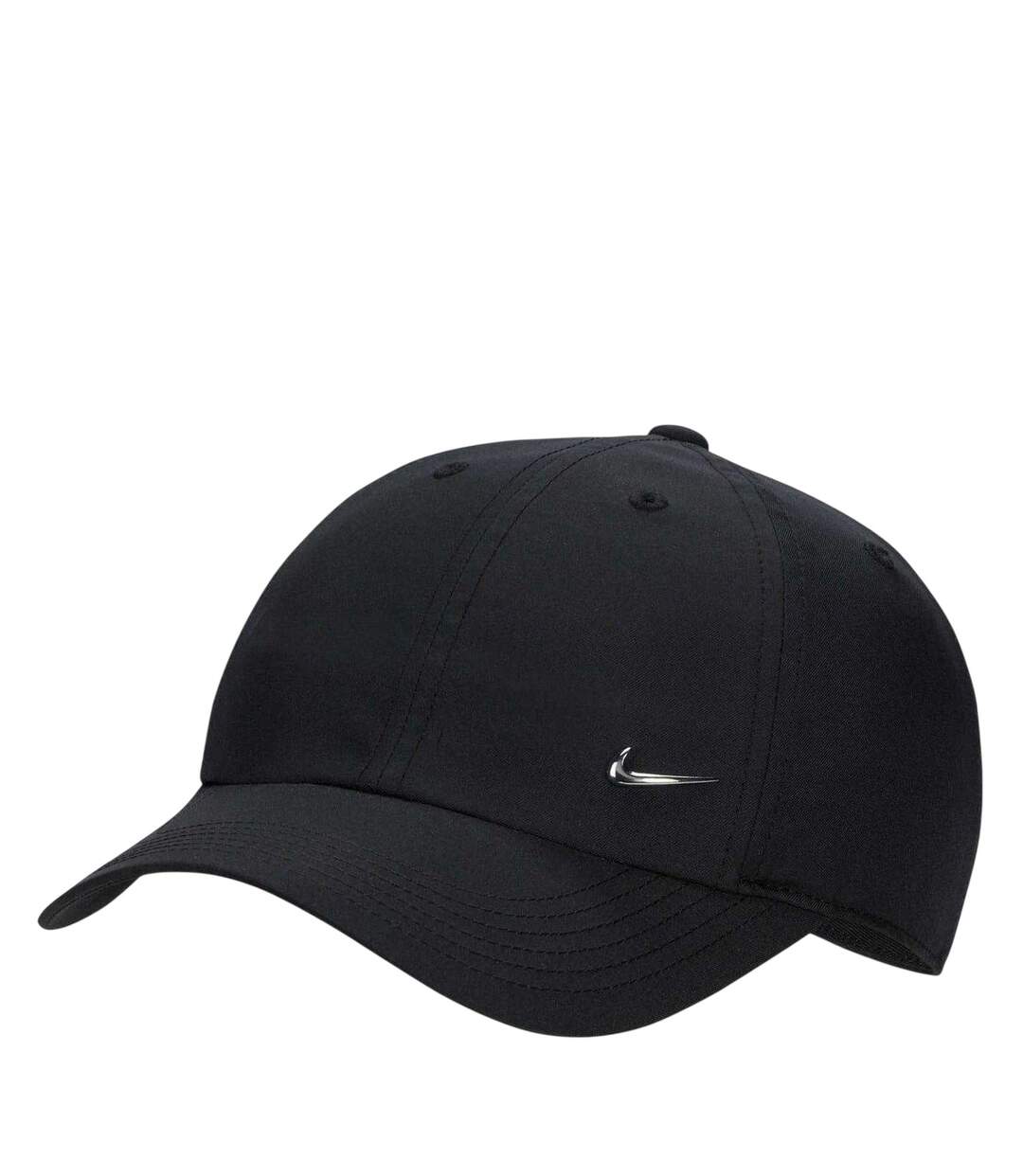 Childrens/kids Swoosh Cap Black Nike-1