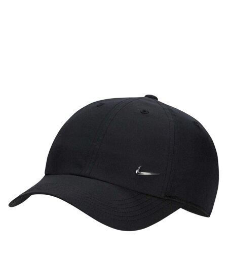 Childrens/kids Swoosh Cap Black Nike