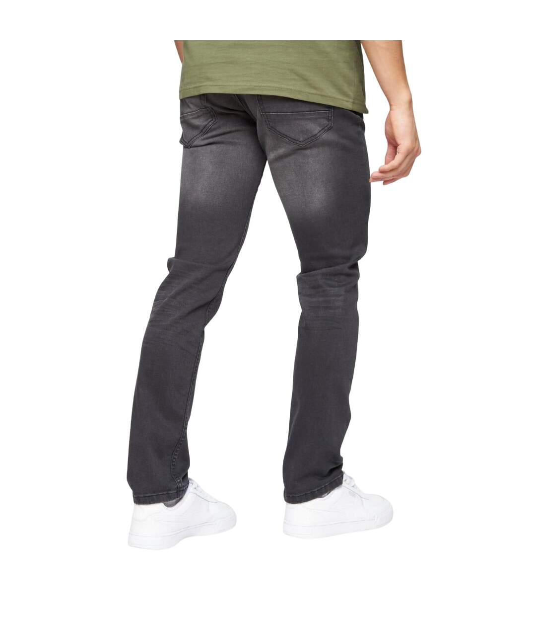 Jean Malcom Homme Gris Crosshatch-3