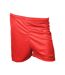 Short de foot adulte rouge Precision