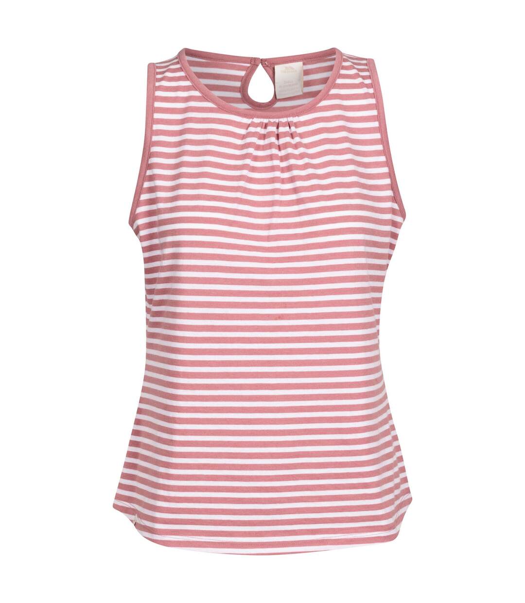 Womens/ladies kelly stripe vest top light mulberry Trespass