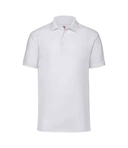 Polo 65/35 homme blanc Fruit of the Loom