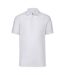 Polo 65/35 homme blanc Fruit of the Loom-1