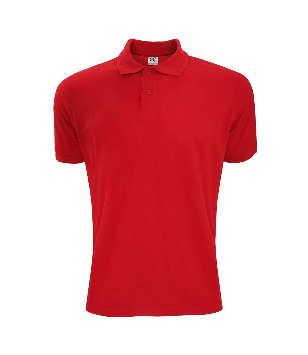 Polo À Manches Courtes Homme Rouge SG-1