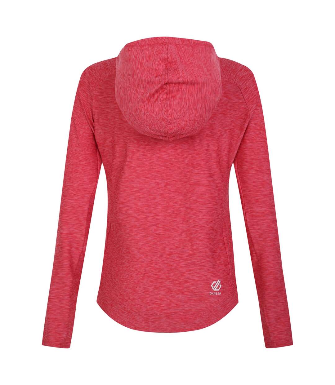 Sweat à capuche sprint city femme rose vif chiné Dare 2b-2