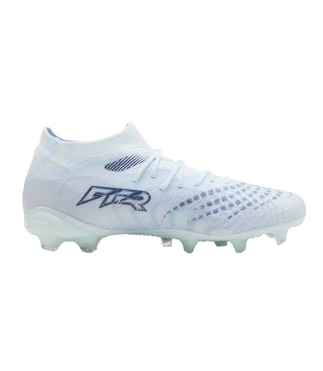 Womens/ladies Future 9 Match Firm Ground Football Boots Ice Blue Puma-1