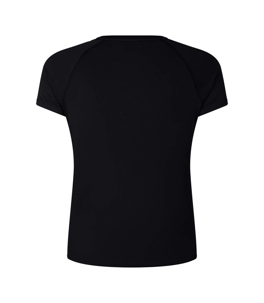 Womens/ladies Super Light Short-sleeved T-shirt Black Gunmetal Grey Canterbury-2