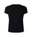 Womens/ladies Super Light Short-sleeved T-shirt Black Gunmetal Grey Canterbury-2