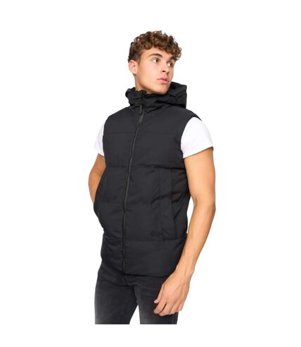 Mens hanjo gilet black Crosshatch