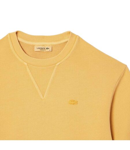 Womens/ladies Natural Dyed Oversized Hoodie Orange Lacoste