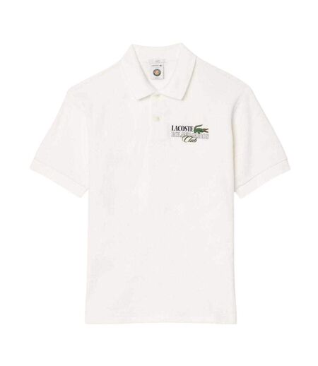 Polo Tennis Roland Garros Edition Adulte Crème Lacoste