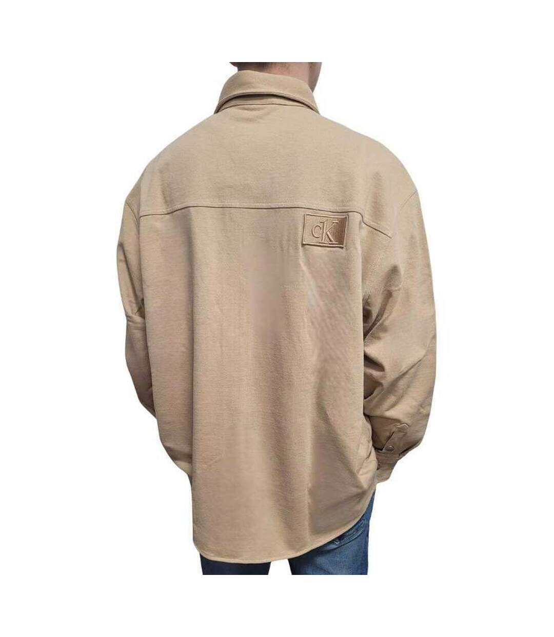 Chemise Motif/style Uni Homme Beige Calvin Klein-2