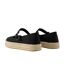 Womens/ladies Carolina Canvas Mary Janes Black Toms-2