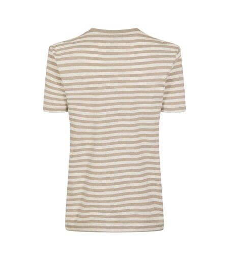 T-shirt Motif/style À Rayures Endmoor Femme Beige Gris Jack Wills