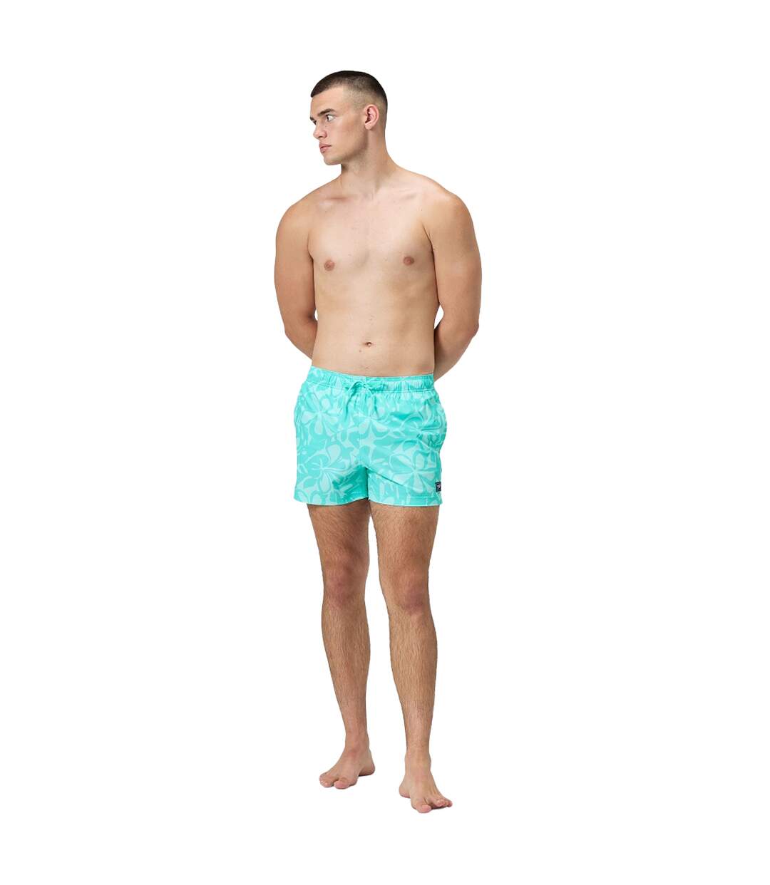 Short De Bain Style Imprimé Redondo Edge Volley Homme Bleu Speedo-1