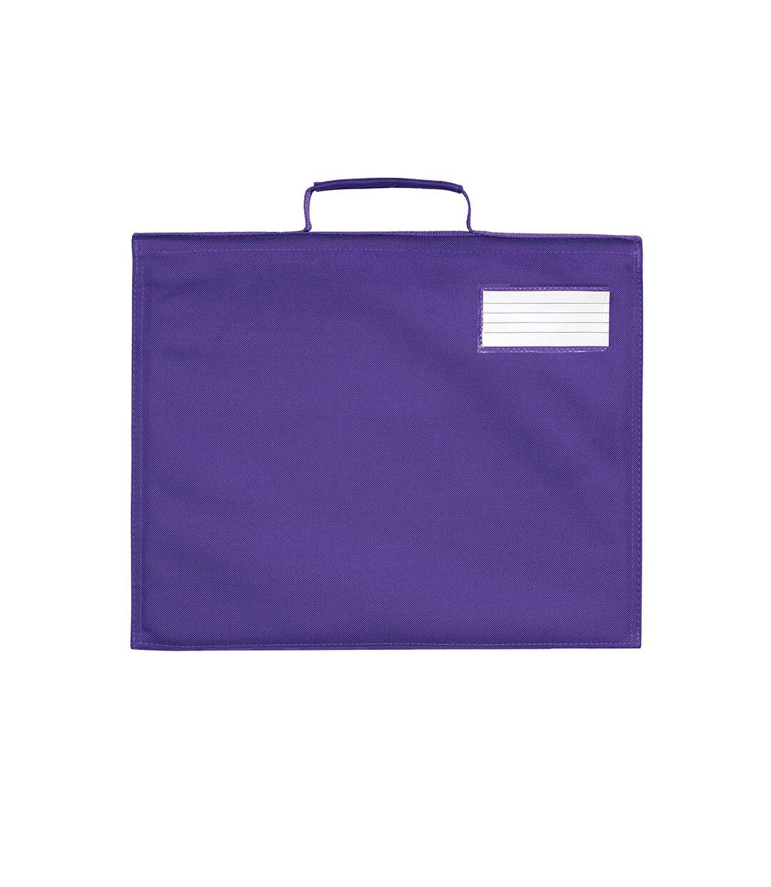 Cartable classic taille unique violet Quadra