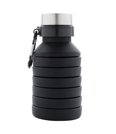 Collapsible silicone 550ml bottle one size black XD Collection