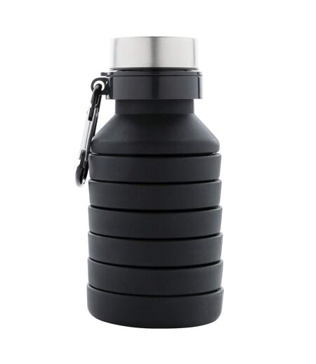 Collapsible silicone 550ml bottle one size black XD Collection