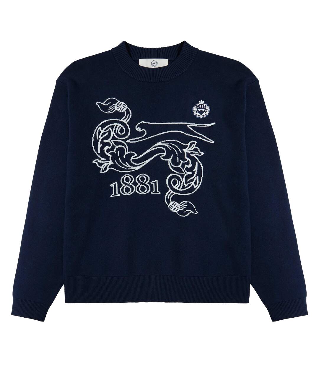 Sweat Décontracté Motif/style Logo Brodé Homme Bleu Slazenger-2