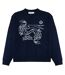 Sweat Décontracté Motif/style Logo Brodé Homme Bleu Slazenger-2
