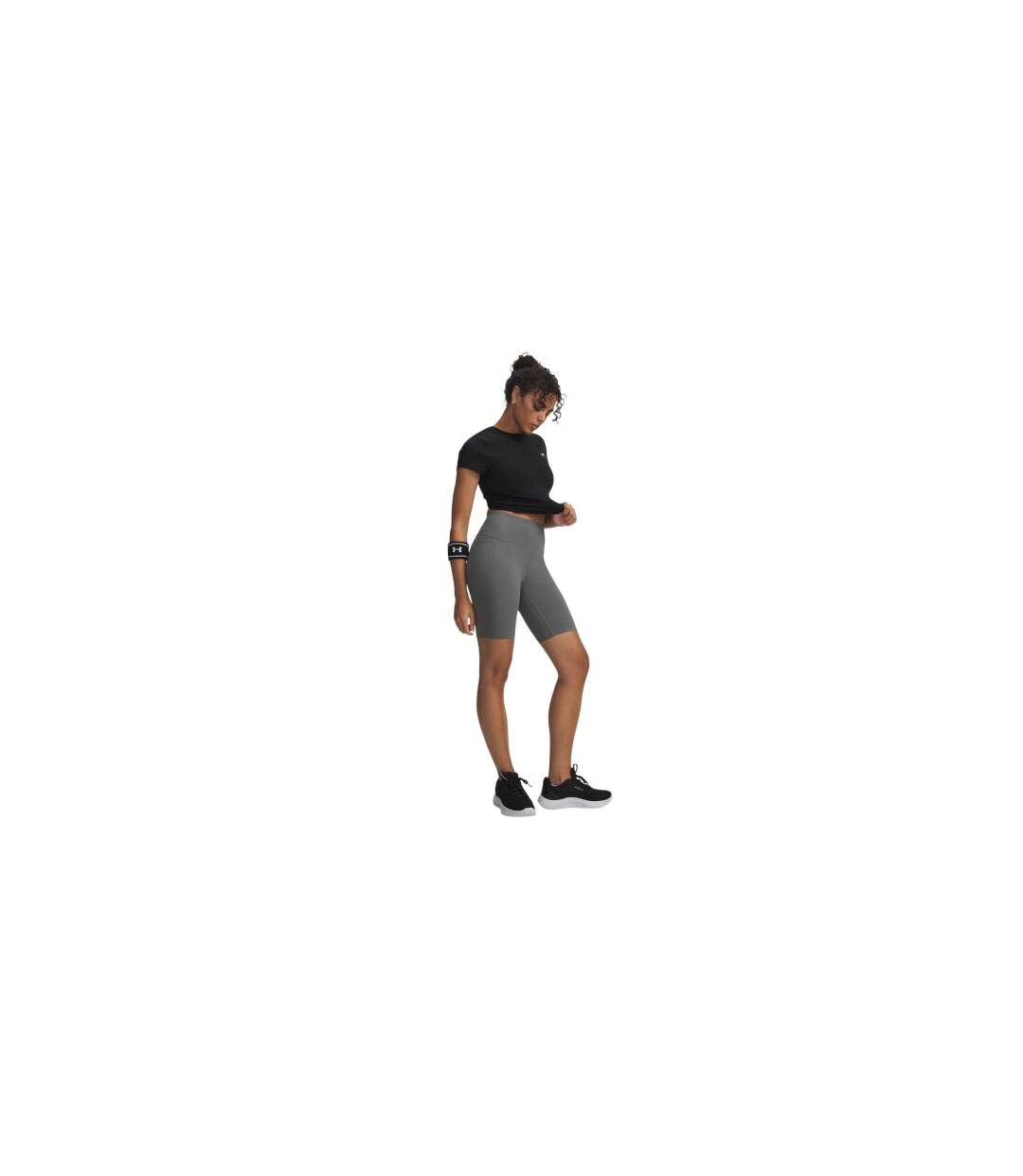 Short Motion Performance Femme Vert Noir Under Armour-1