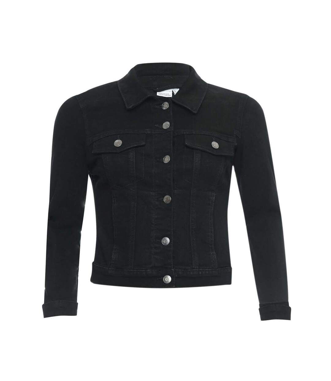Womens/ladies Luna Denim Jacket Black Vero Moda-1
