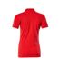 Womens/ladies Grasse Crossover Polo Shirt Traffic Red Mascot-2