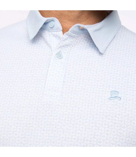 Mens Calvert Polo Shirt Light Blue Bewley & Ritch