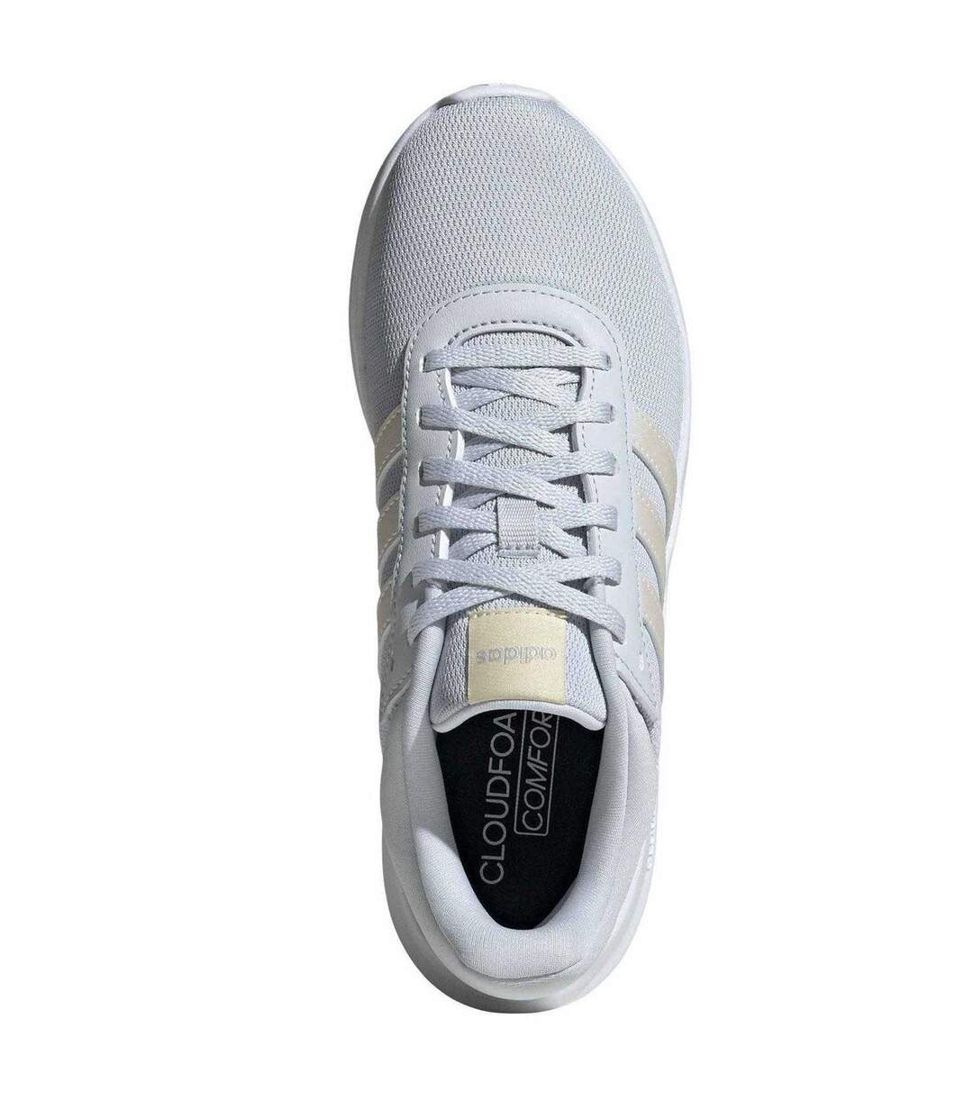 Womens/ladies Lite Racer Trainers Blue Adidas-4